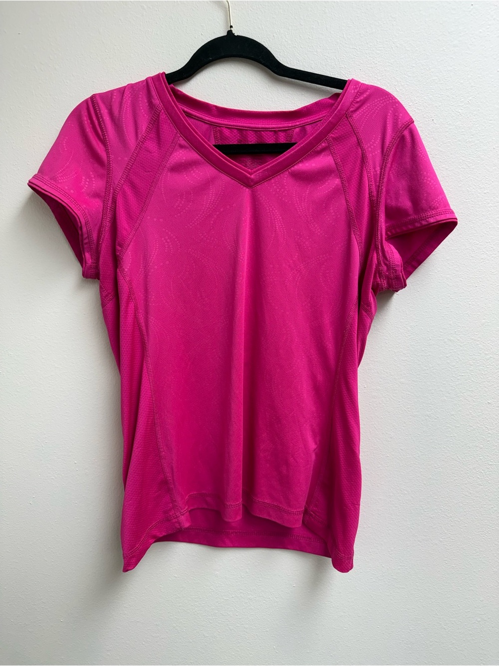 tek gear Women's Short-Sleeve V-Neck Active Top - Fuchsia
